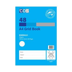Grid Book A4 55gsm 10mm Grid 48p