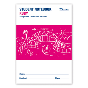Writer NSW Notebook 6mm D/R 60gsm 32p