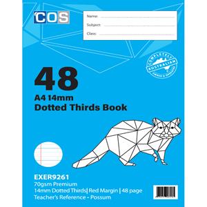 Exercise Book A4 14mm DT 70gsm 48p