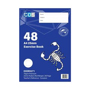 Exercise Book A4 25mm 70gsm 48p