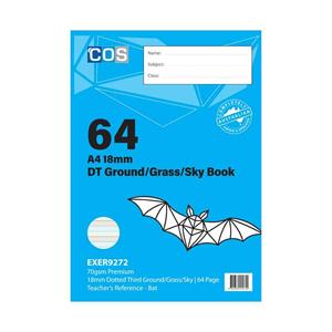 Book A4 18mm DT 70gsm Grnd/Grass/Sky 64p