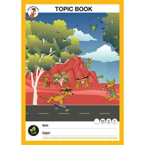 Clever K Topic Book Plain/10mm 80gsm 64p