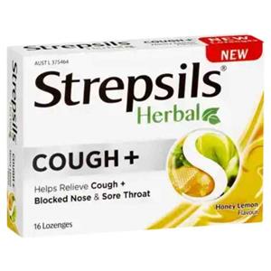 Strepsils Herbal Lozenges Honey Lemon