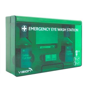 Vision Eye Wash First Aid Kit Station