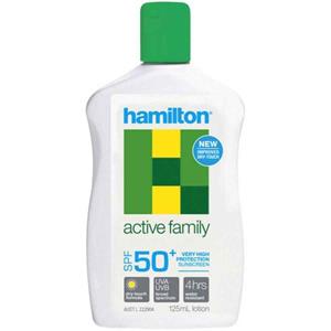 Hamilton Family Active SPF50+ 125ML