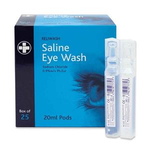 Reliwash Saline Eye Wash Sterile20ML