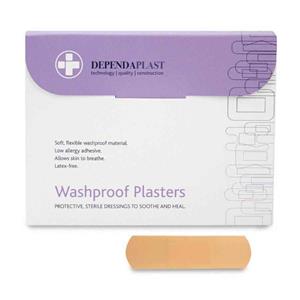Dependaplast Washproof Plasters 7cm x2cm