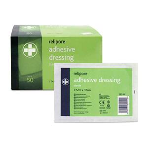 Relipore Adhesive Dressing Pad 10X7.5cm
