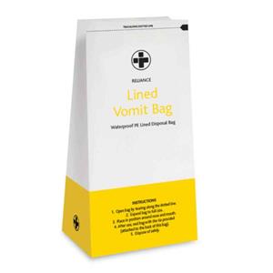 Reliance Plastic Lined Vomit Bag
