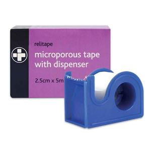 Microporous Tape with Dispenser 25MMX5M