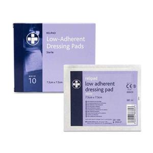 Low-Adherent Dressing Pads 7.5X7.5cm