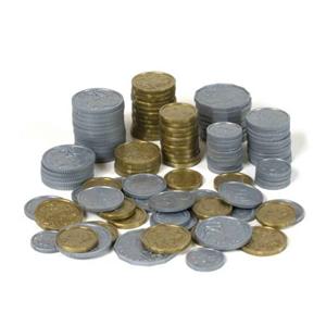 Student Play Money Coins Pack 110