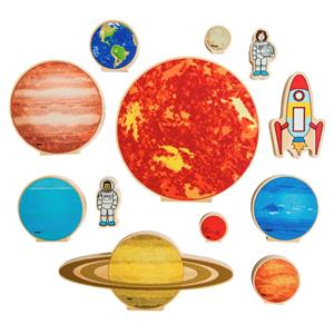 Travelling in Space wooden playset