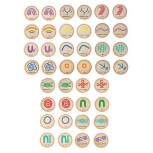 Indigenous Symbols Matching Pairs Game