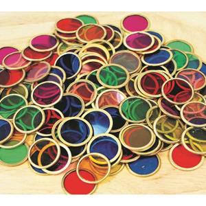 Metal Rimmed Colour Counting Chips