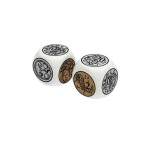 Jumbo Australian Coin Dice Set of 2