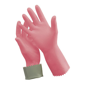Oates Rubber Gloves Silverlined Medium