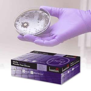 Bastion Nitrile Micro Textured Gloves M