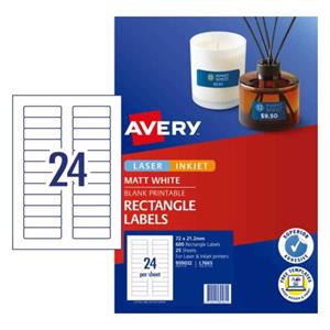 Avery Lasr/Inkjet Multi Label L7665 24UP