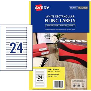 Avery Lasr/Inkjet File Label L7170 24UP