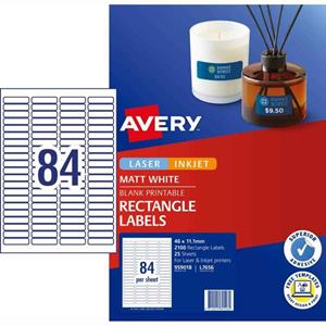 Avery Lasr/Inkjet Multi Label L7656 84UP