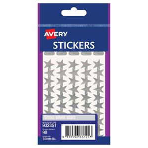 Avery Star Stickers 14mm