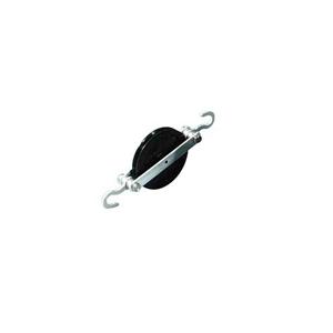 Single Pulley With Hooks 50mm