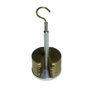 Brass Slotted Weights on Carrier 10g