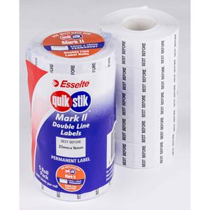 Quikstik Perm Best Before Labels 23x16mm