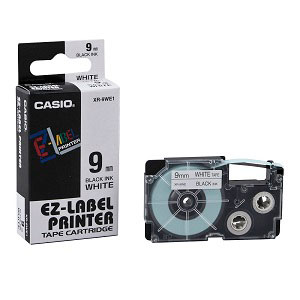 Casio XR-9WE1 Labelling Tape 9mm
