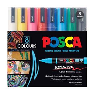 Posca Paint Markers Brush Tip PC5BR