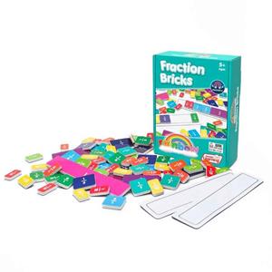 Junior Learning Fraction Bricks 78 Pcs