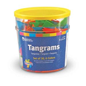 Brights Tangrams Classpack 210 Pieces