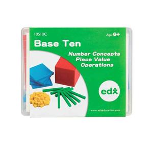 Plastic Base Ten 4 Colour in Container
