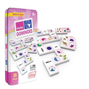 Fraction Dominoes Tiles Set