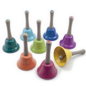 Rainbow Musical Hand Bells 8 Piece set