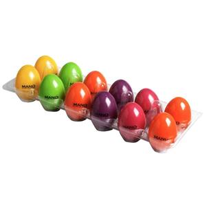 Mano Percussion Egg Maracas 12 Pieces