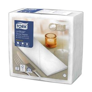 Tork LinStyle Dinner Napkin 1 Ply 8 Fold