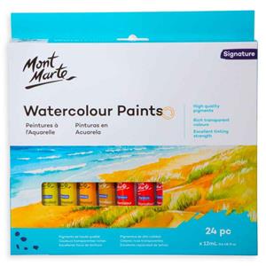 Mont Marte Watercolour Paint Tubes 12ml