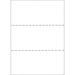 2 Horizontal Perforated A4 Paper