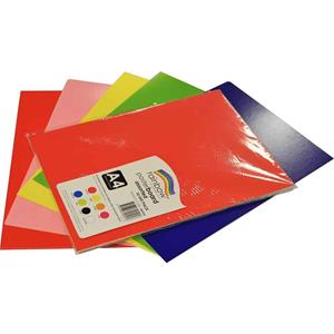 Rainbow Poster Board A4 400gsm 10 sheets