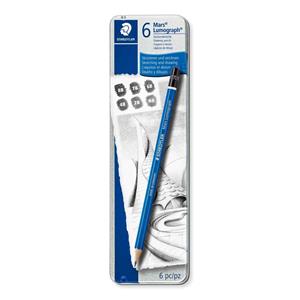 Staedtler Lumograph Pencil Lustre Tin