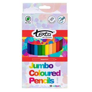 Texta Coloured Pencils Tri Jumbo 