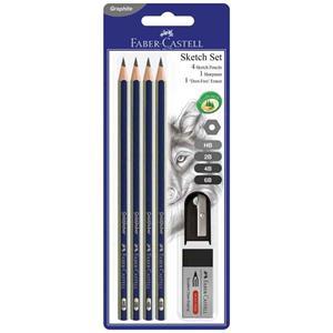 Faber Castell Graphite Pencil Sketch Set