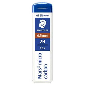 Staedtler Pencil Leads Carbon 0.5mm 2H