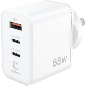 Comsol 65W USB-C/A Wall Charger