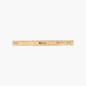 Micador Wooden Ruler 300MM Single