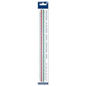 Staedtler 561 Tri 1:20 1:125 Scale Ruler