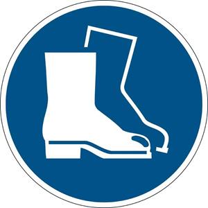 Use Foot Protection Floor Marking