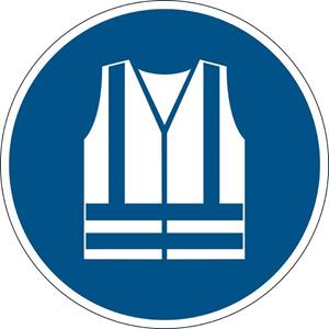 Use Safety Vest Floor Marking